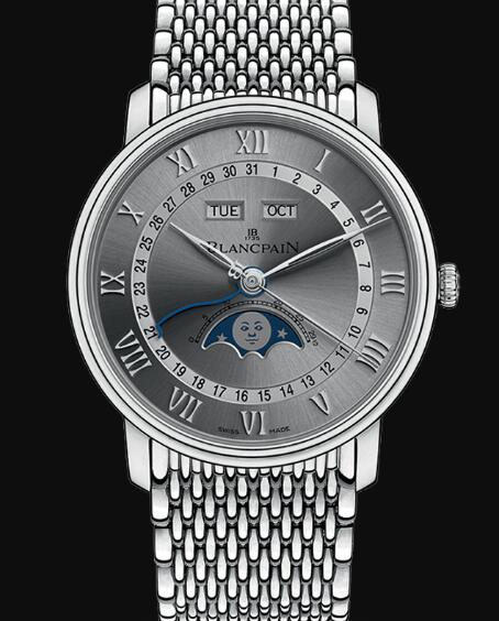 Review Blancpain Villeret Watch Price Review Quantième Complet Replica Watch 6654 1113 MMB